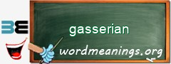 WordMeaning blackboard for gasserian